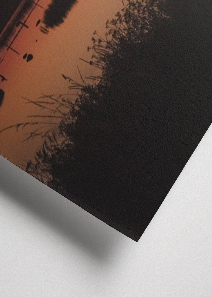 Sunset over the sea Gotland