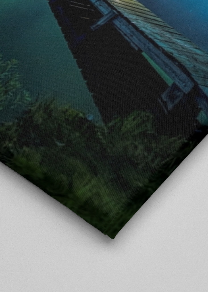 Northern Lights over a lake