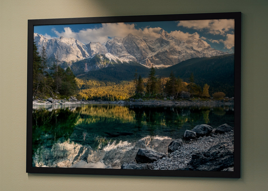 Zugspitze ved Eibsee i Bayern