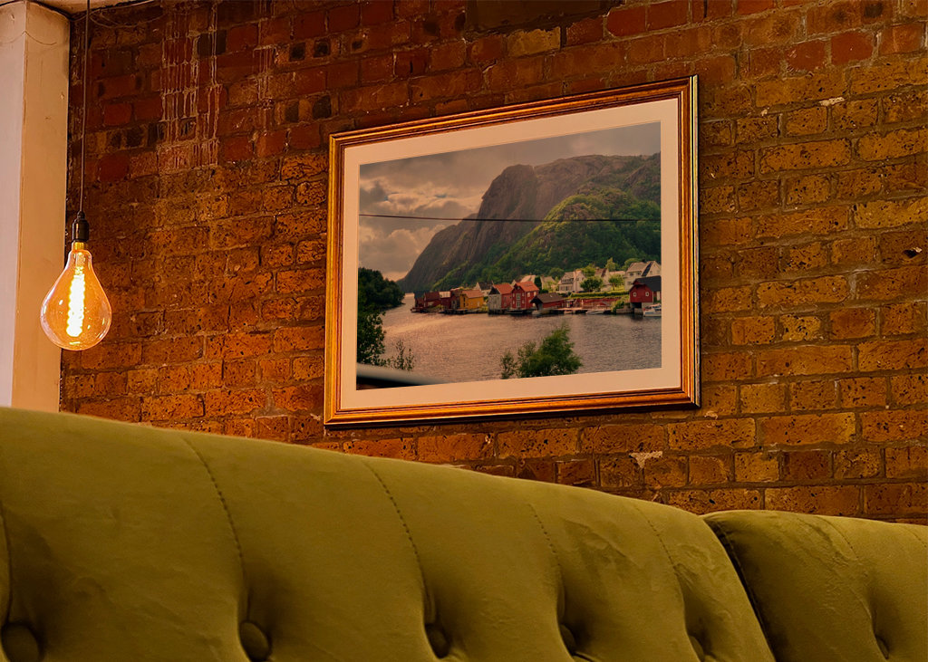 Maison au bord du fjord