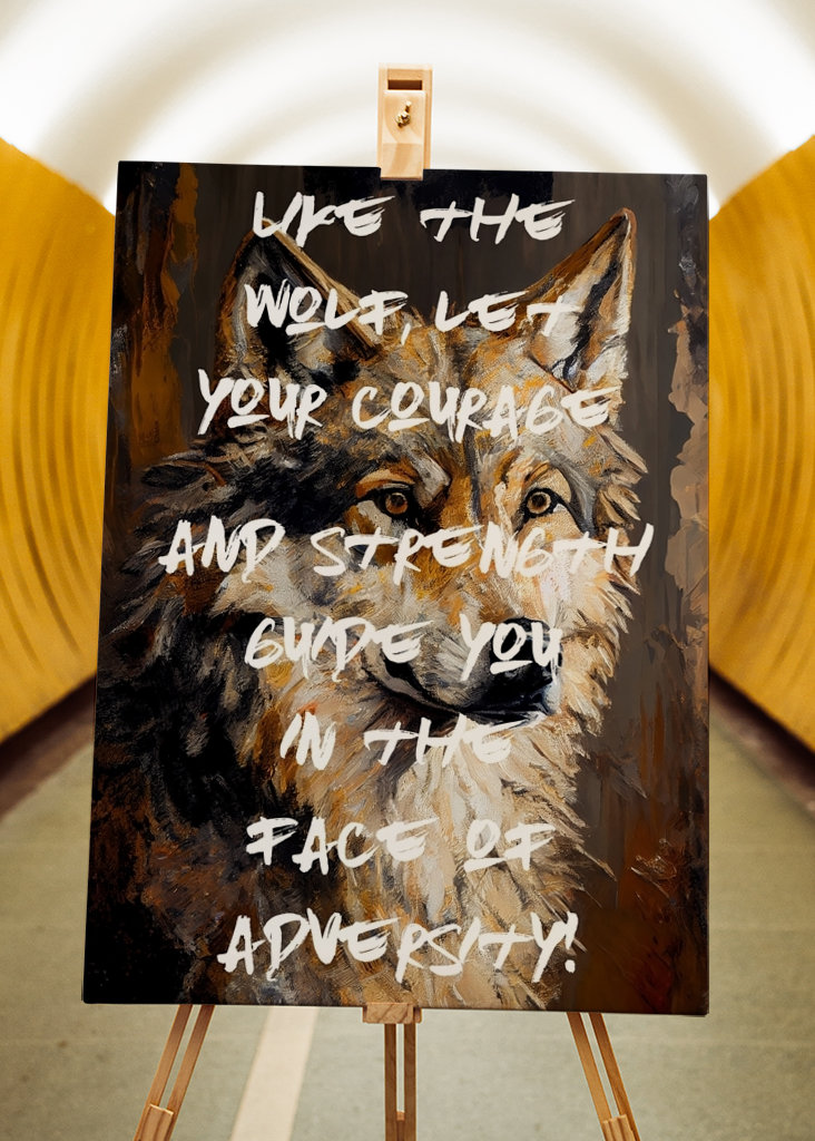 Vlčí odvaha a síla