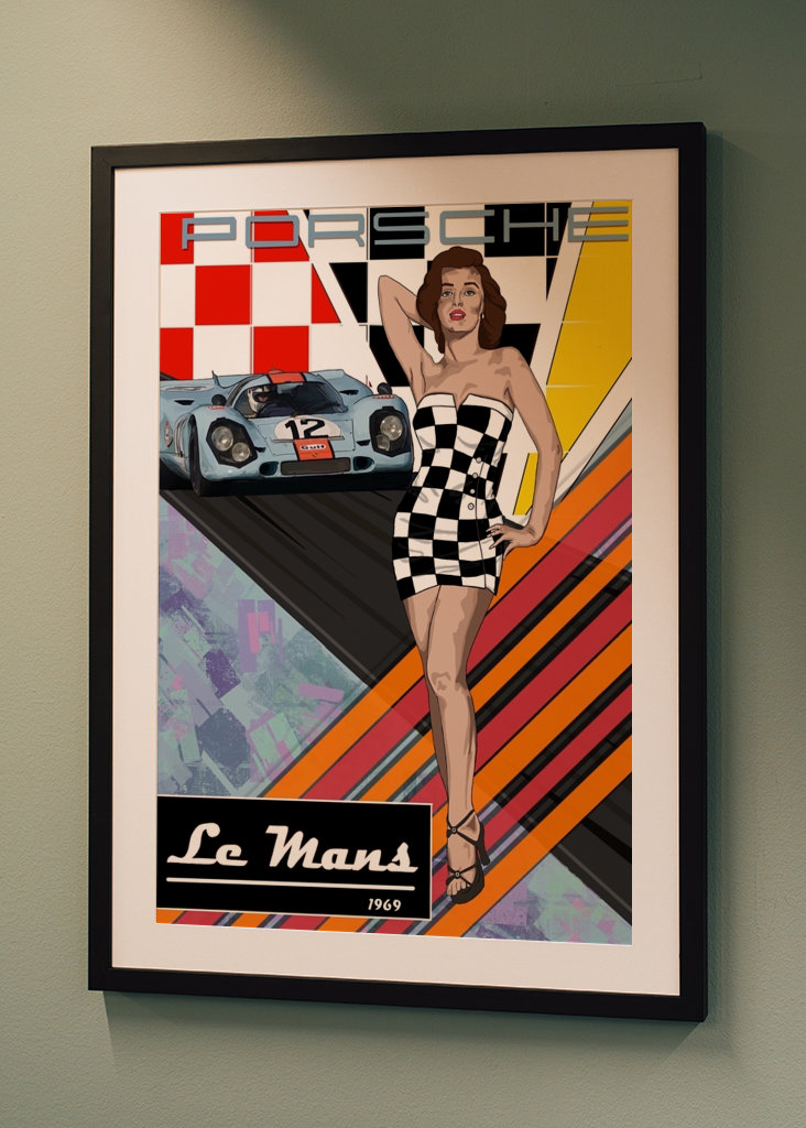 Pinup and Porsche 
