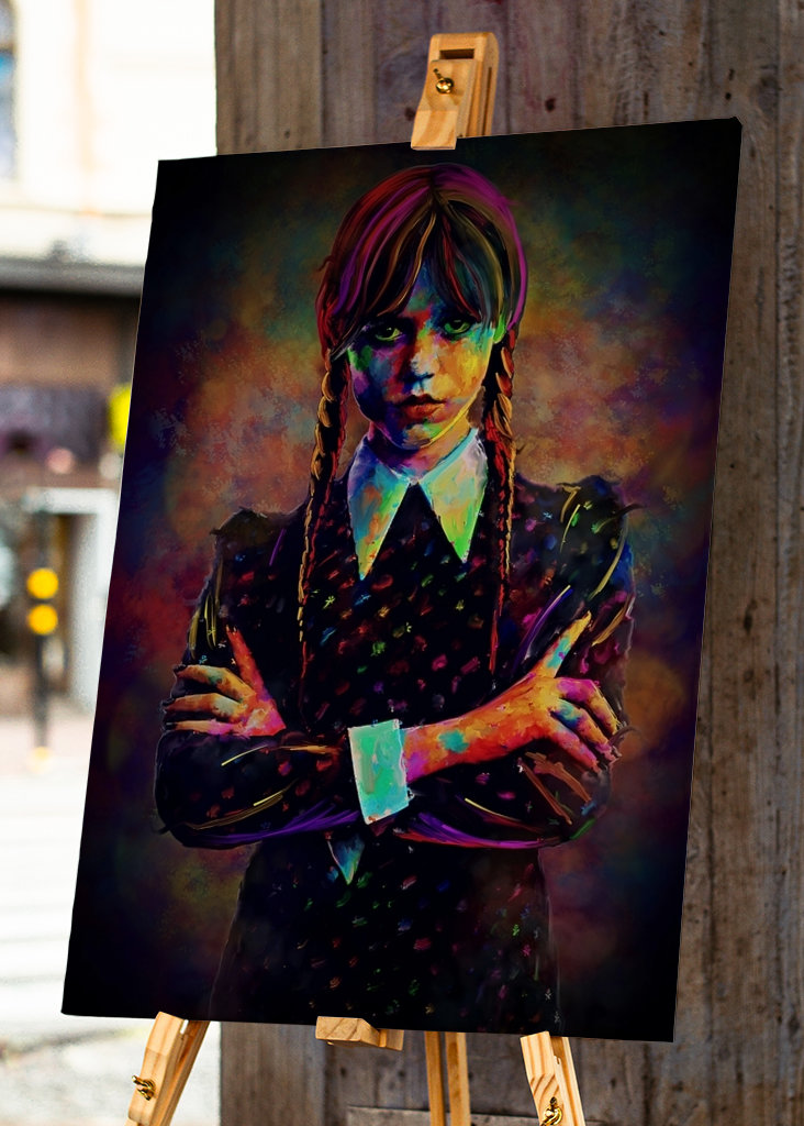 Woensdag addams poster