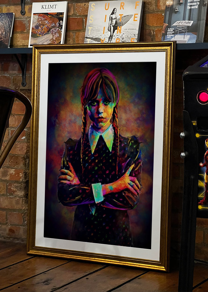 Woensdag addams poster