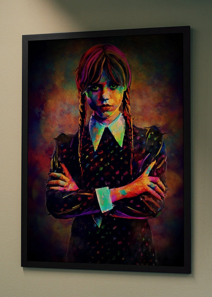 Woensdag addams poster