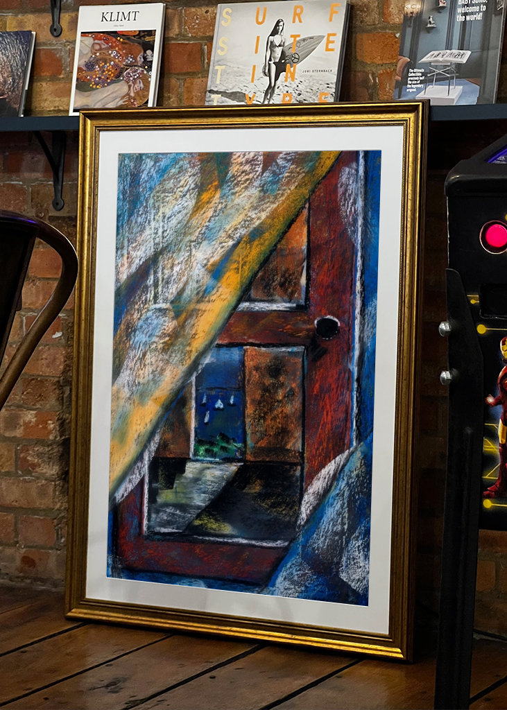 Blick aus dem Fenster abstrakt