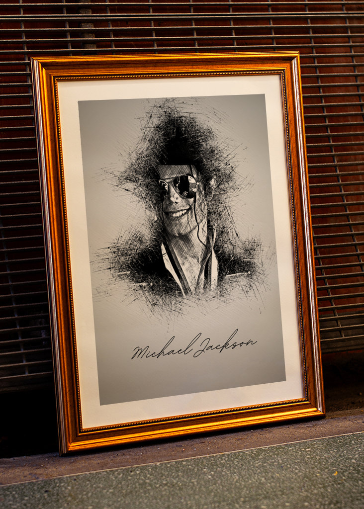 Michael jackson posters & prints by Sketch Art - Printler