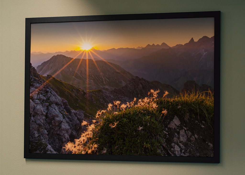 Východ slunce, Allgäuské Alpy