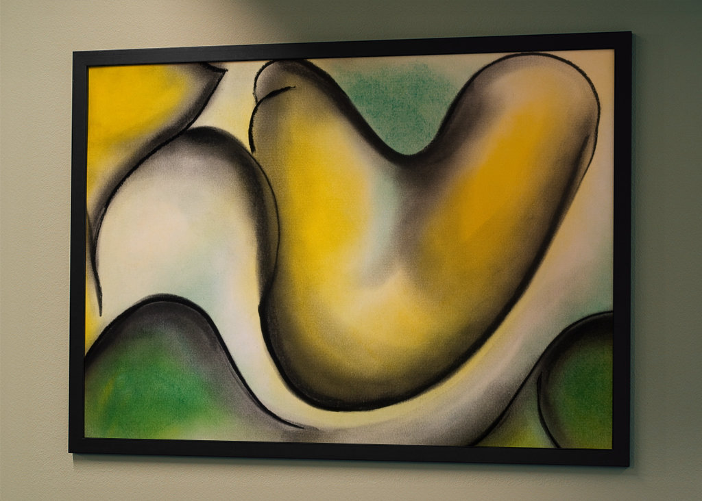 Tiza Pastel - Forma Abstracta