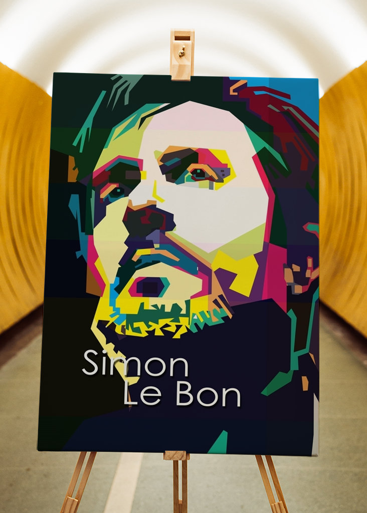 Simon Le Bon Pop Art Poster