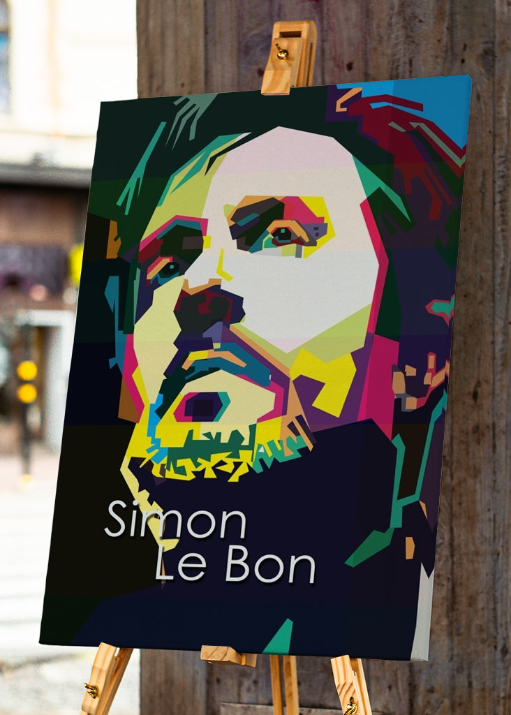 Simon Le Bon Pop Art Poster