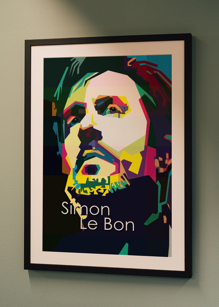 Simon Le Bon Pop Art Poster