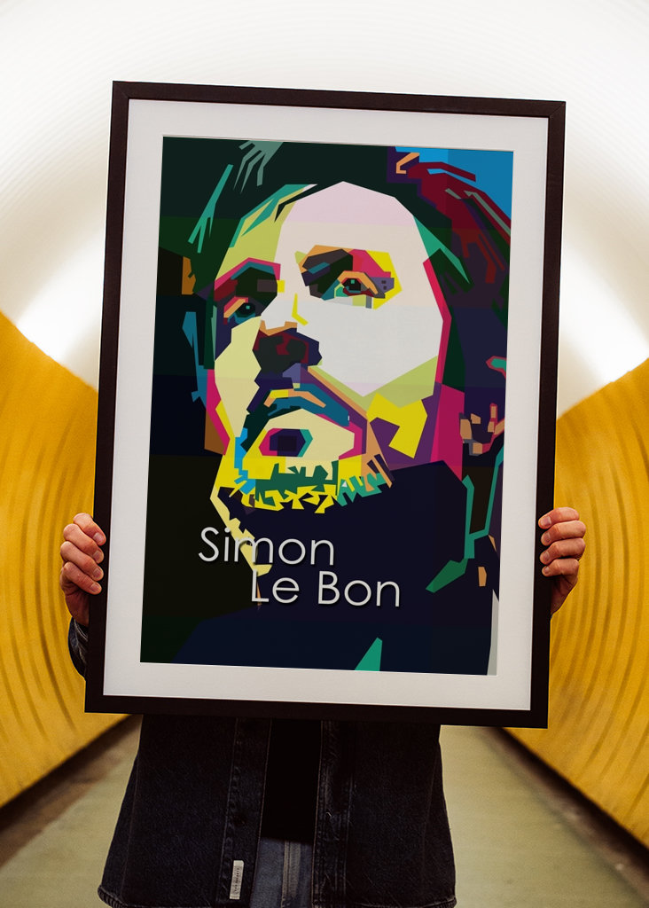 Simon Le Bon Pop Art Poster