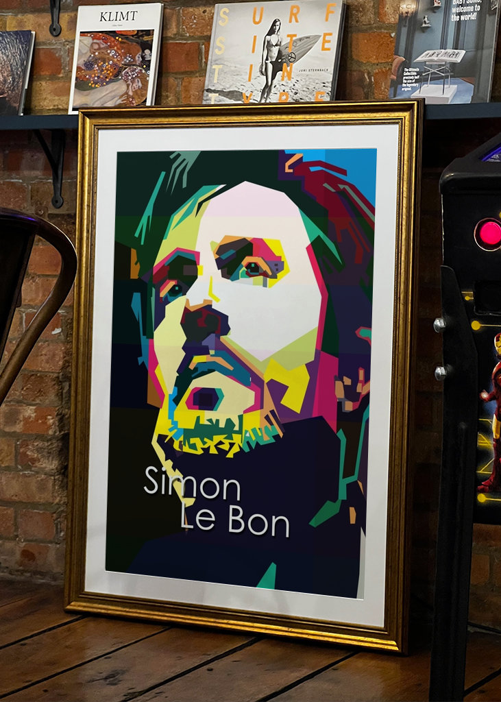 Simon Le Bon Pop Art Poster