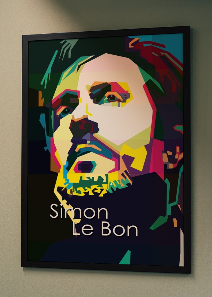 Simon Le Bon Pop Art Poster