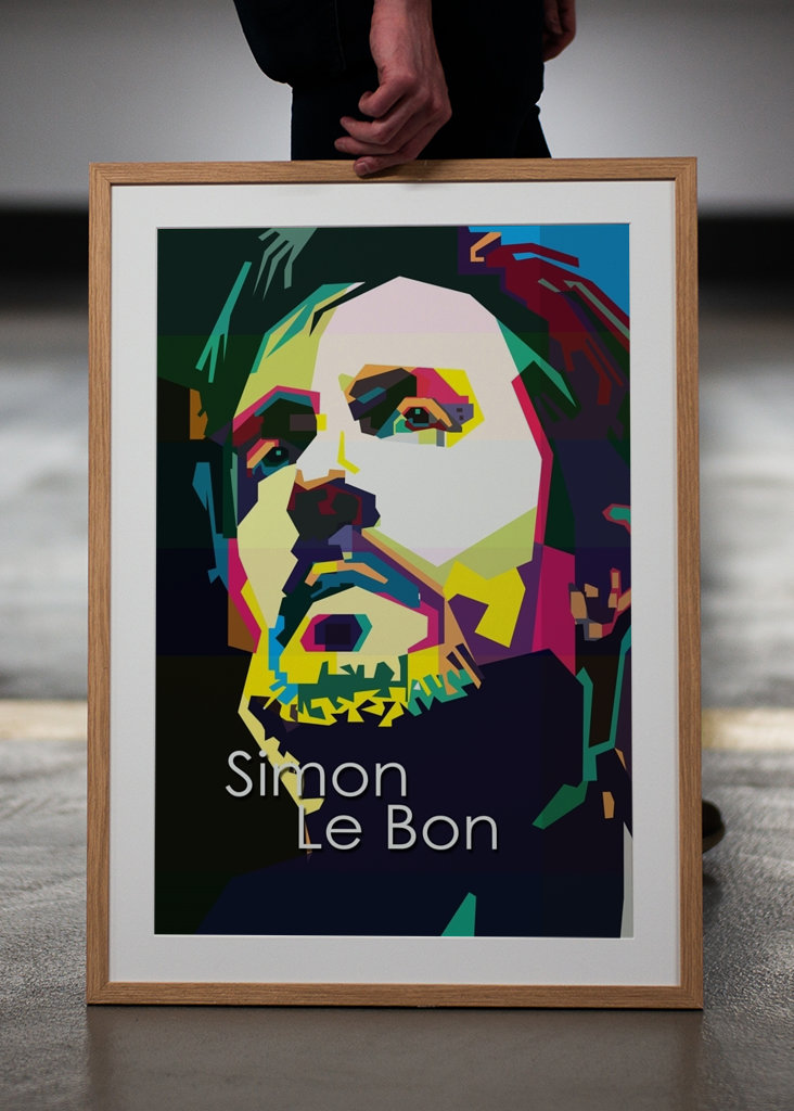 Simon Le Bon Pop Art Poster