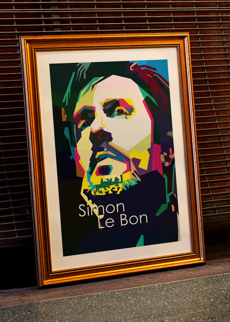 Simon Le Bon Pop Art Poster