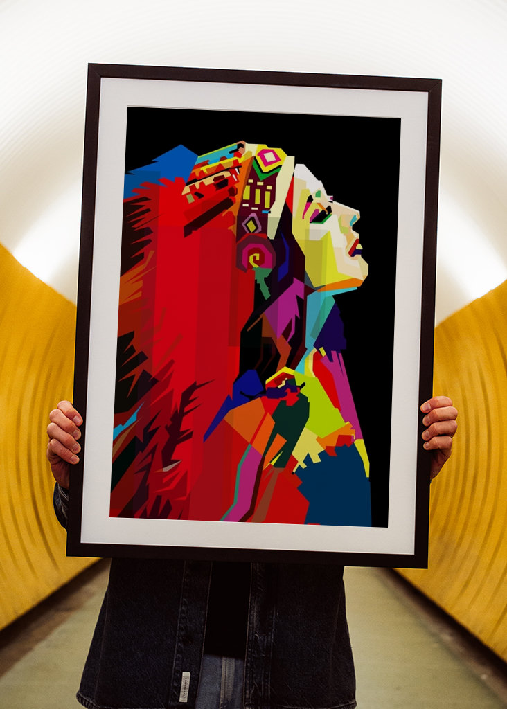 Apache Femme Pop Art