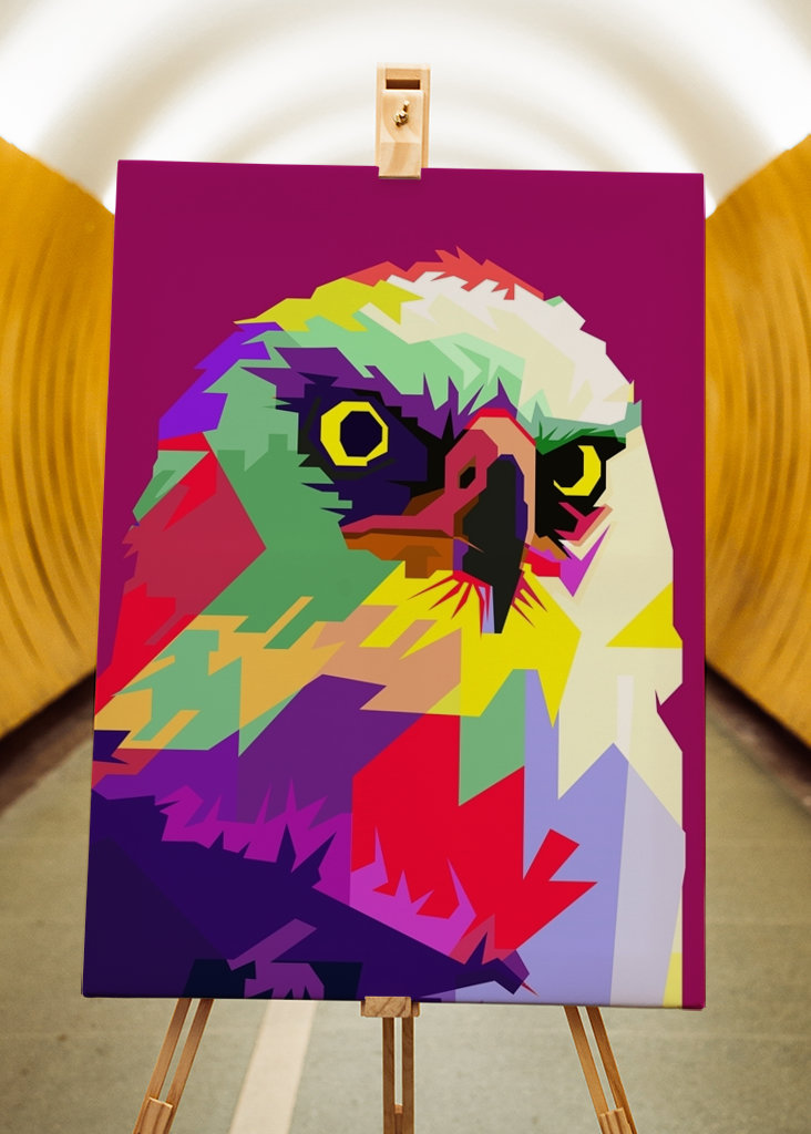 Bird Pop Art plakát