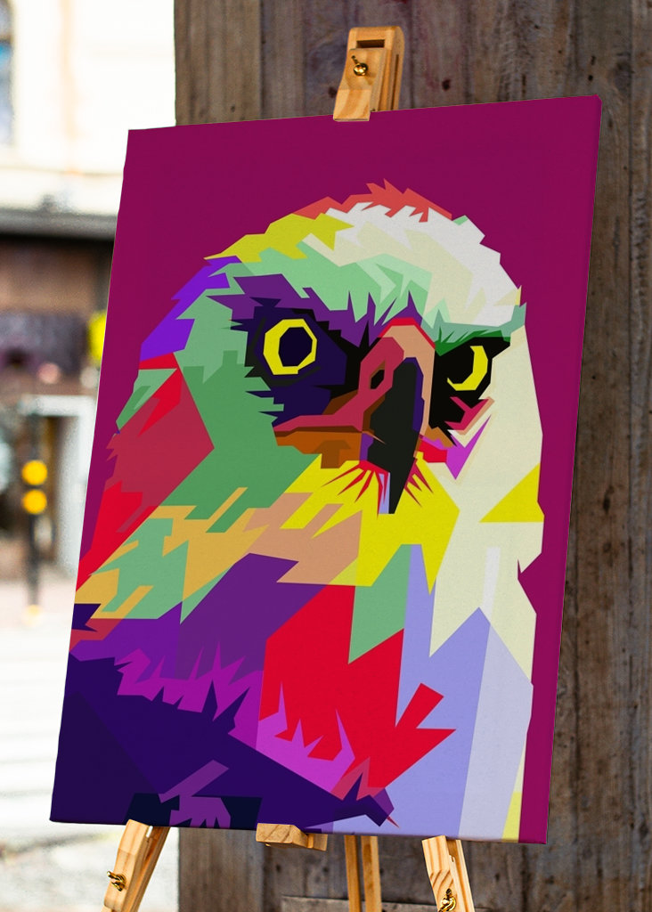 Bird Pop Art plakát