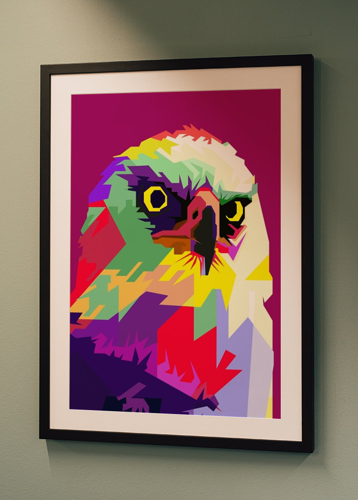 Bird Pop Art plakát