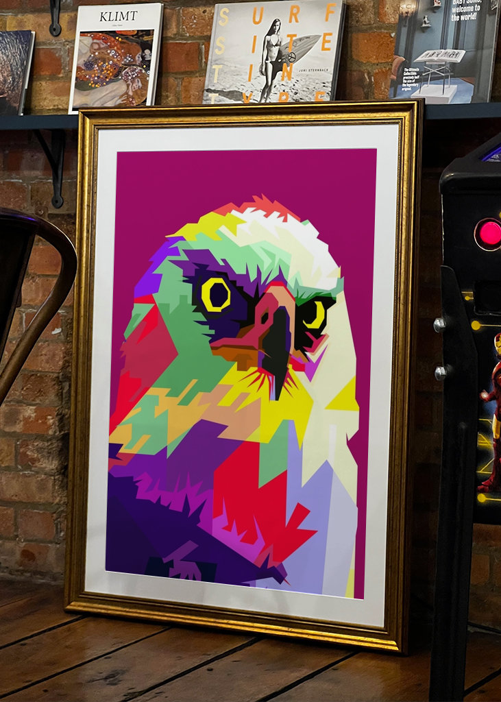 Bird Pop Art plakát