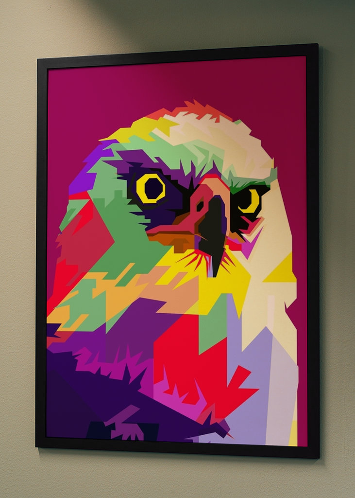 Bird Pop Art plakát