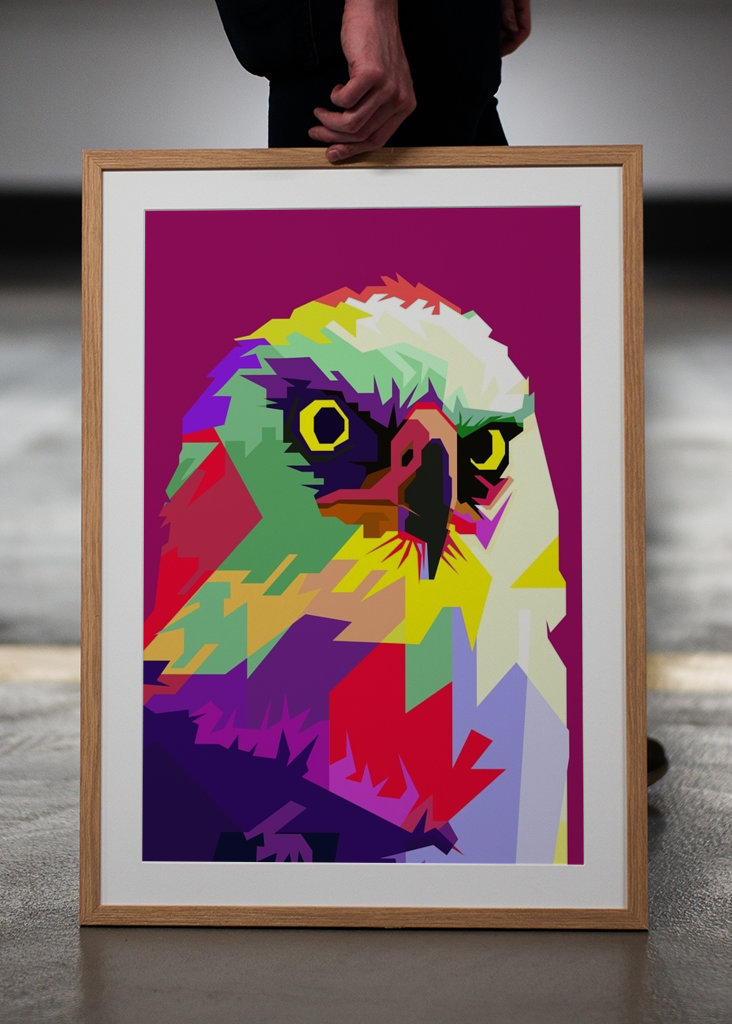 Bird Pop Art plakát