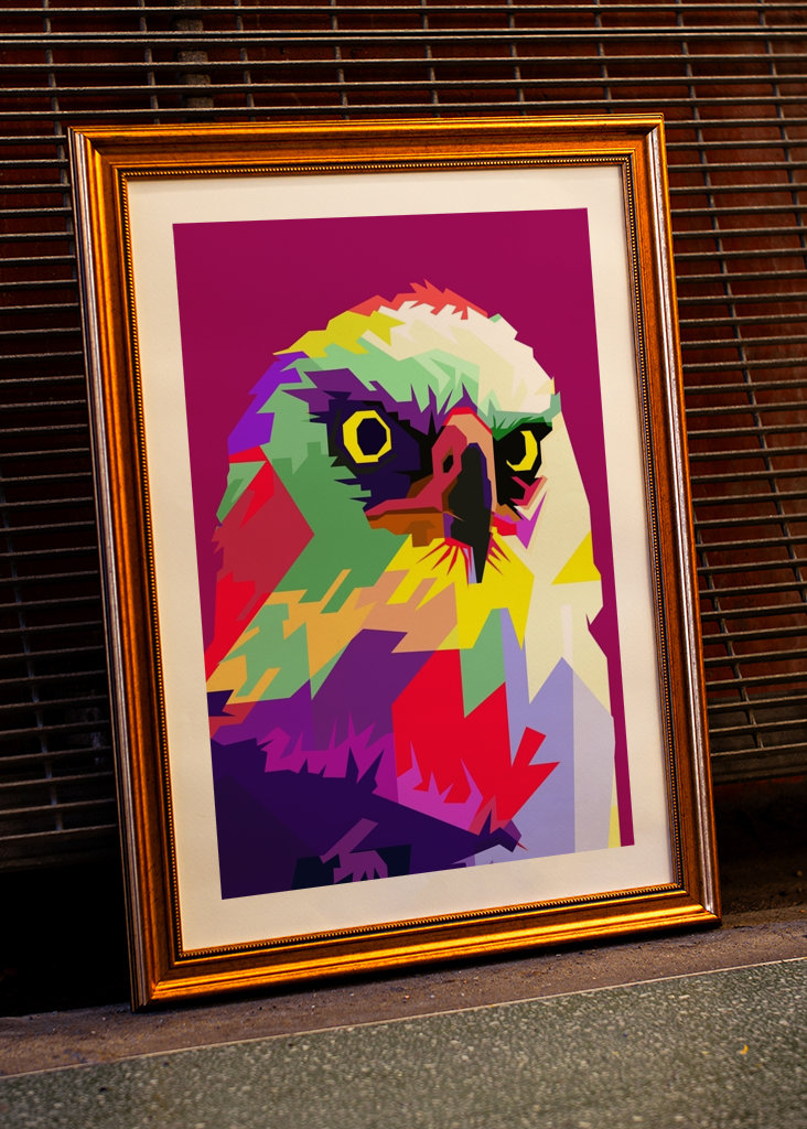 Bird Pop Art plakát