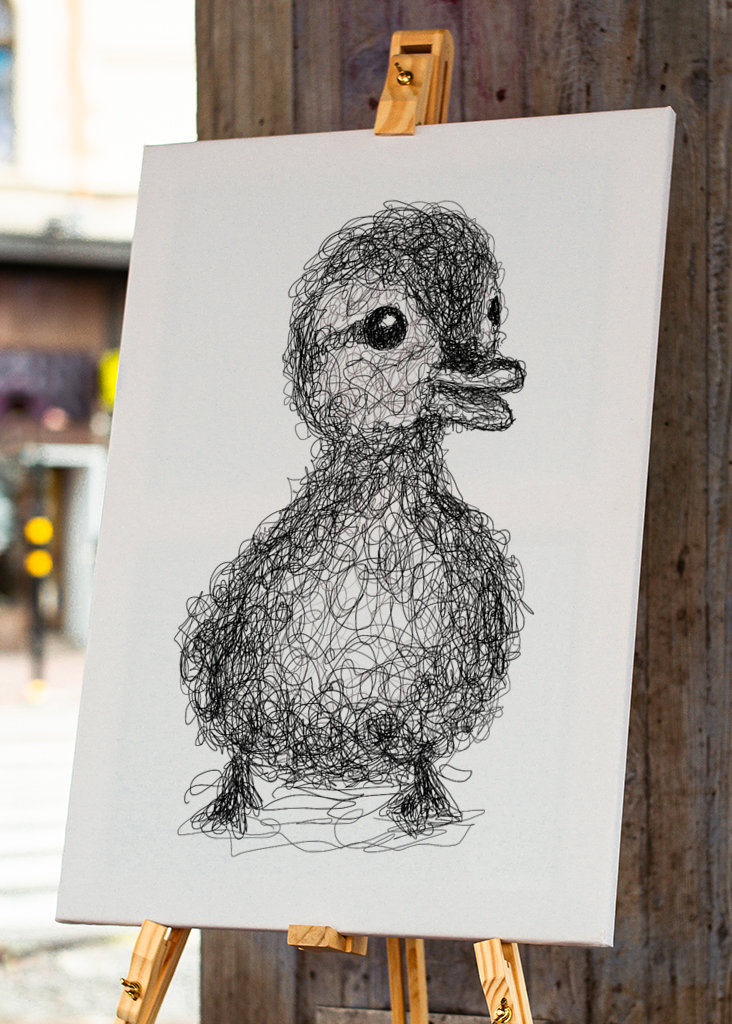 Anatroccolo scarabocchiato