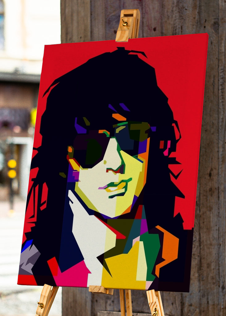Izzy Stradlin Pop Art Poster