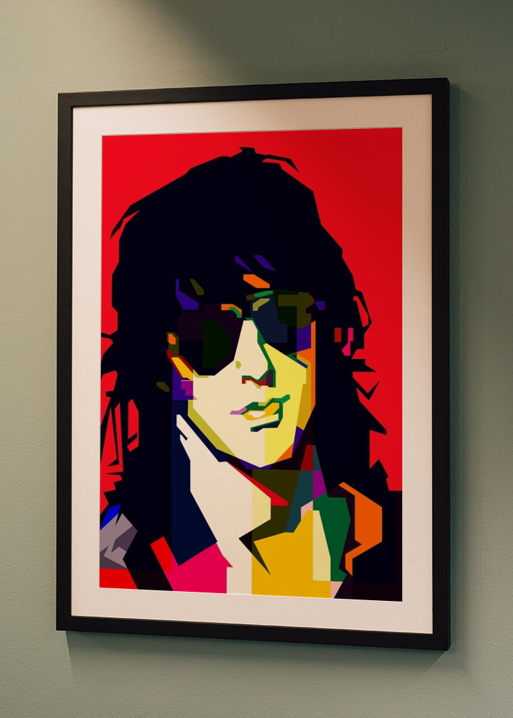 Izzy Stradlin Pop Art Poster