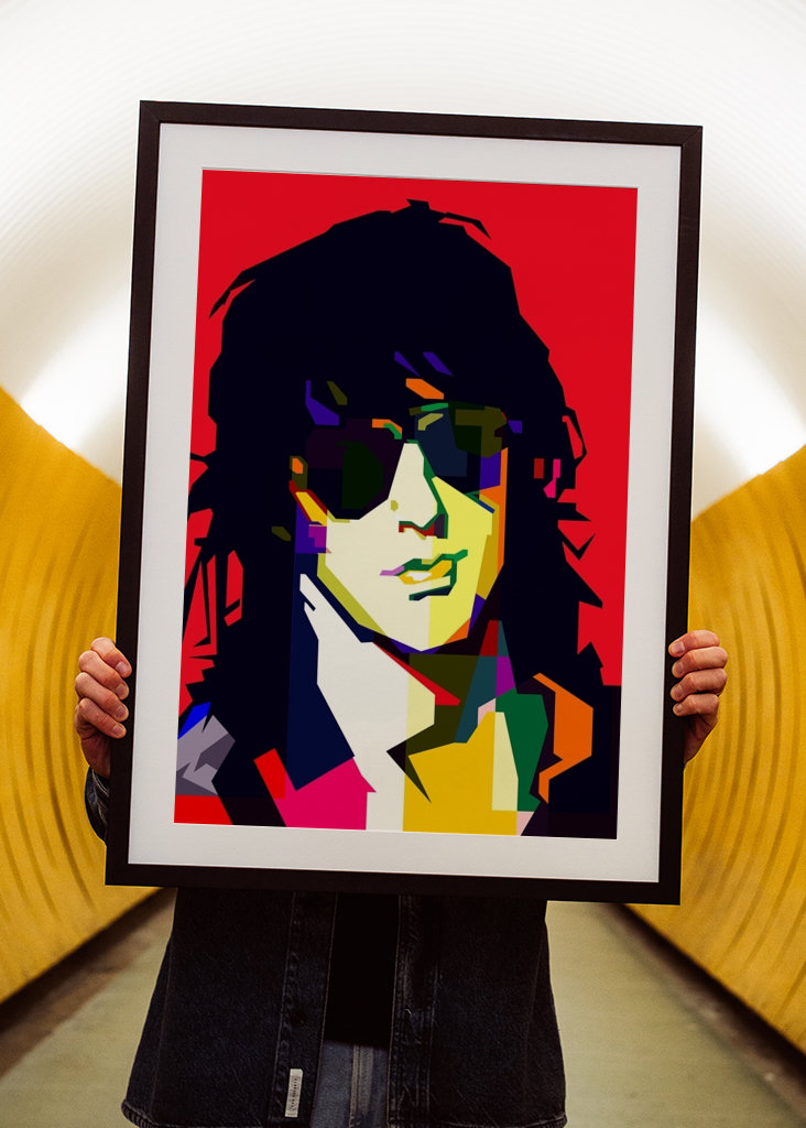 Izzy Stradlin Pop Art Poster
