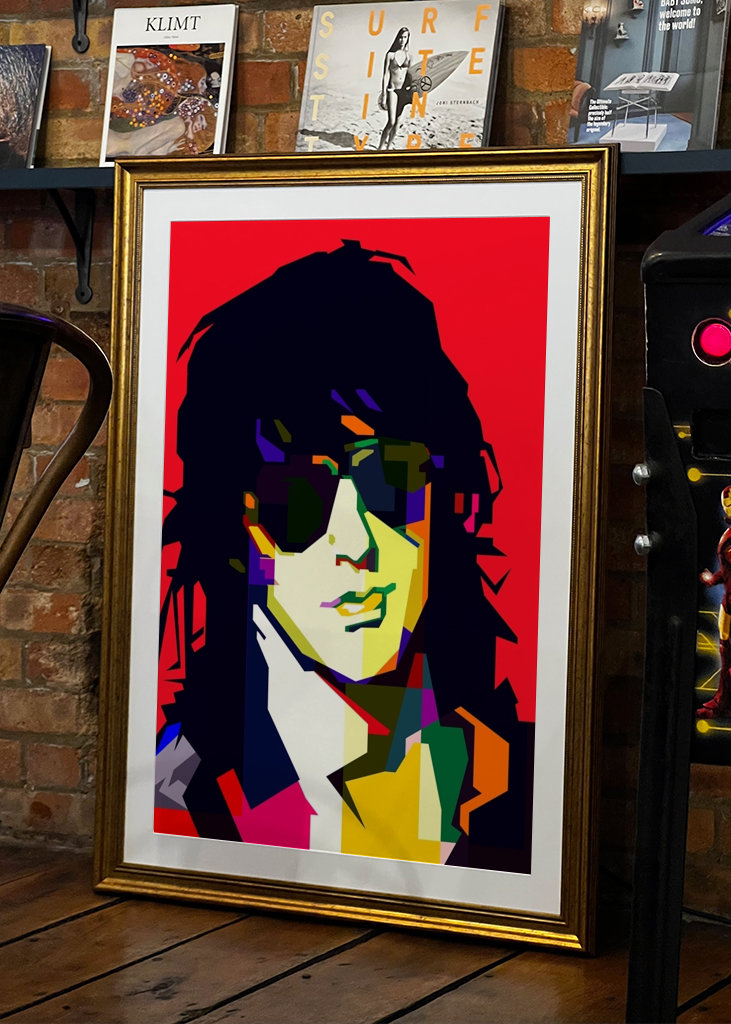 Izzy Stradlin Pop Art Poster