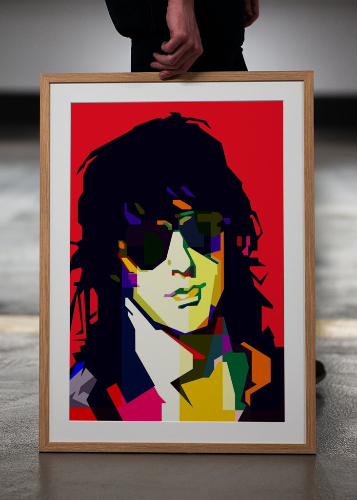 Izzy Stradlin Pop Art Poster
