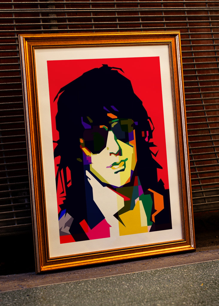 Izzy Stradlin Pop Art Poster