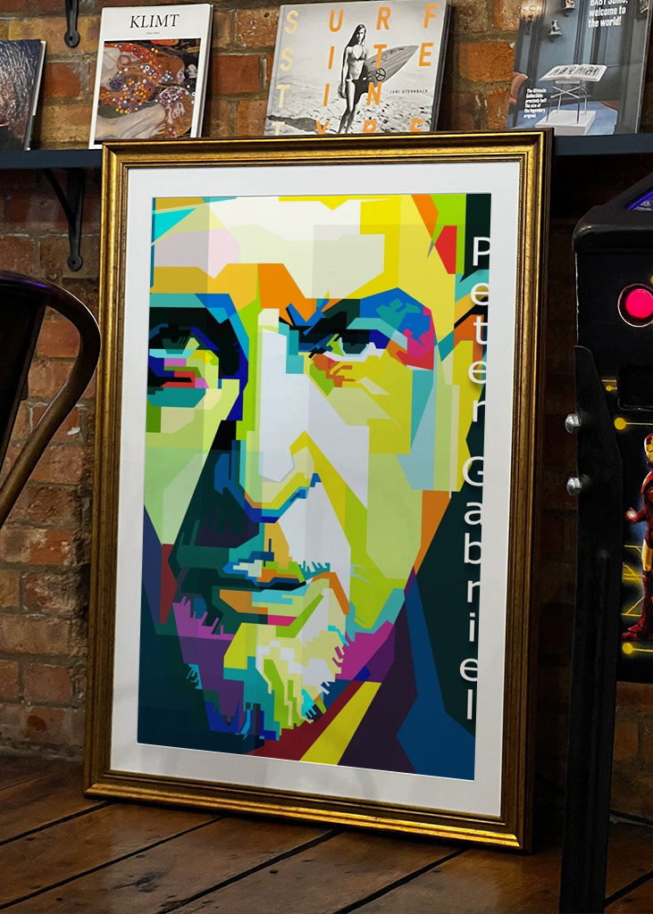 Peter Gabriel Pop Art Retro