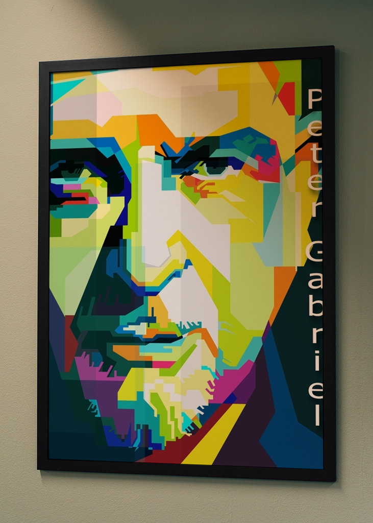 Peter Gabriel Pop Art Retro