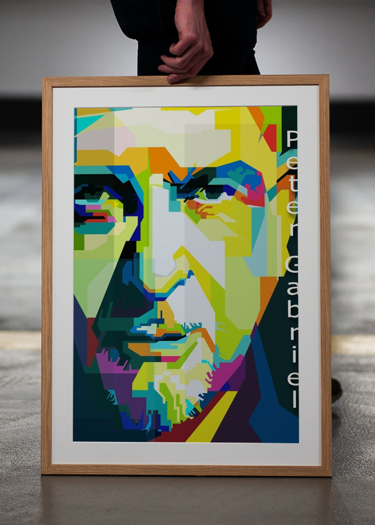 Peter Gabriel Pop Art Retro