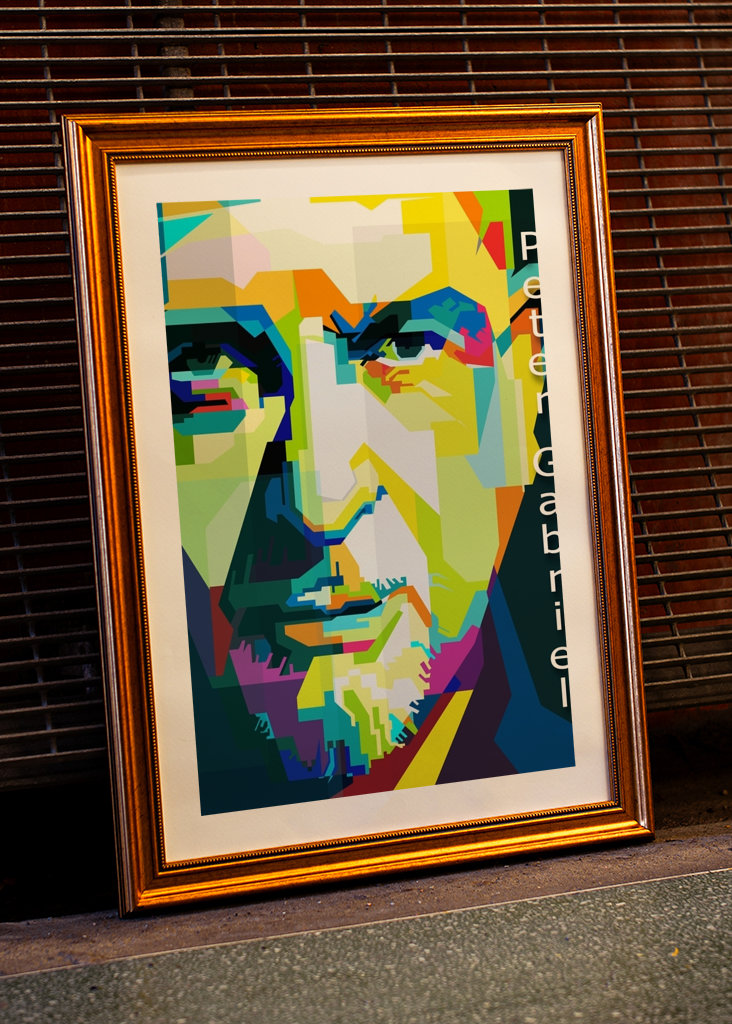 Peter Gabriel Pop Art Retro
