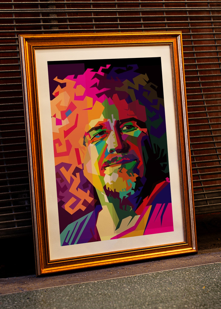 Sammy Hagar Pop Art