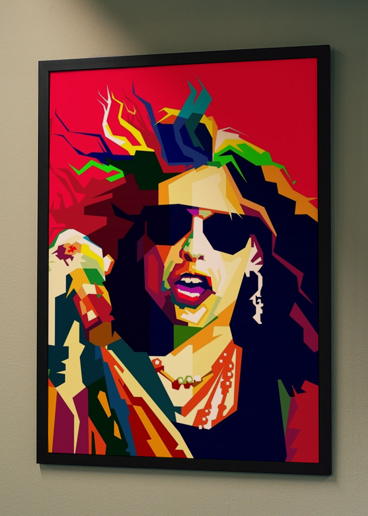 Steven Tyler Rock Star Pop Art