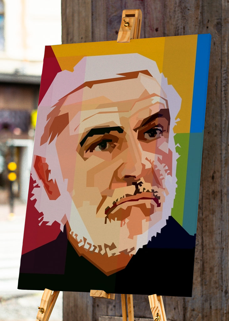 Sir Sean Connery Illustration