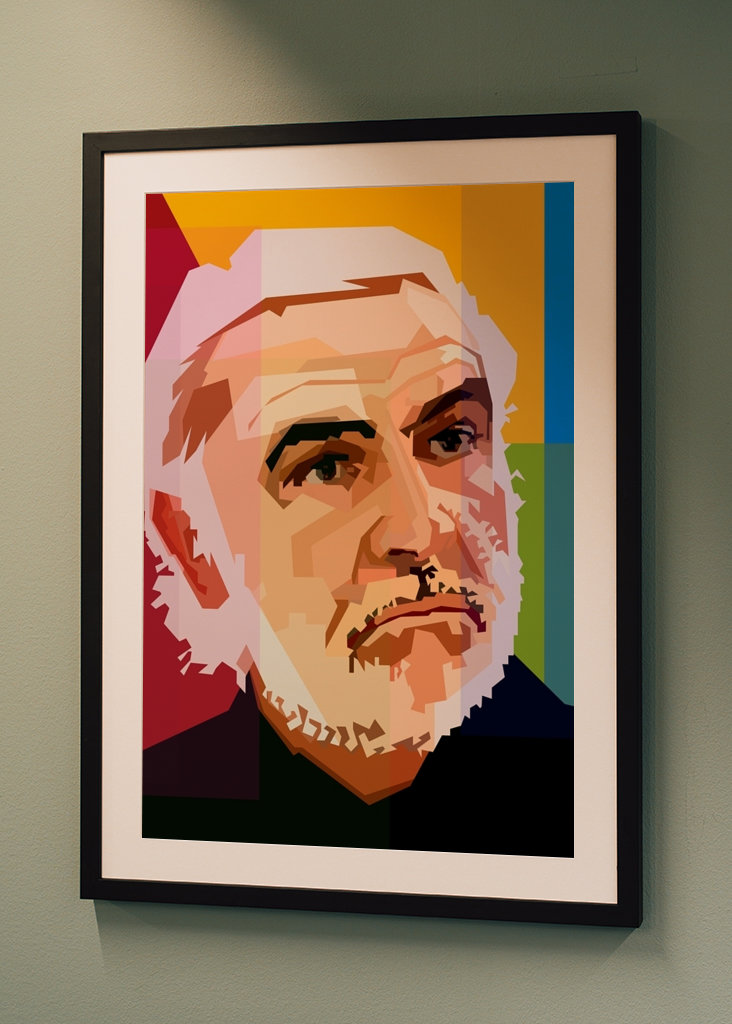 Sir Sean Connery Illustration