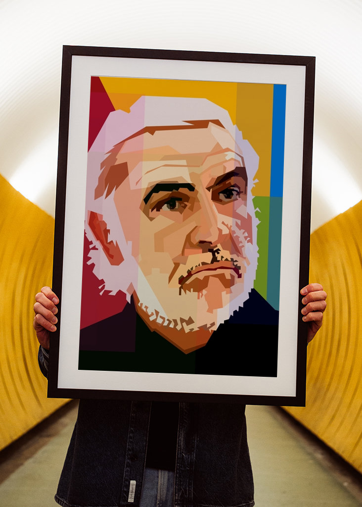 Sir Sean Connery Illustration