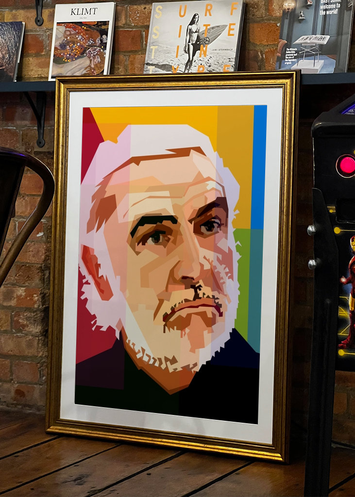 Sir Sean Connery Illustration