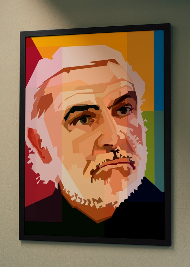 Sir Sean Connery Illustration