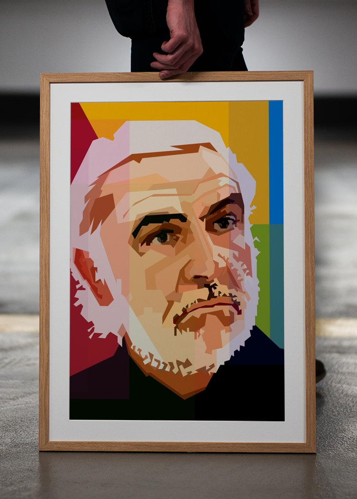Sir Sean Connery Illustration