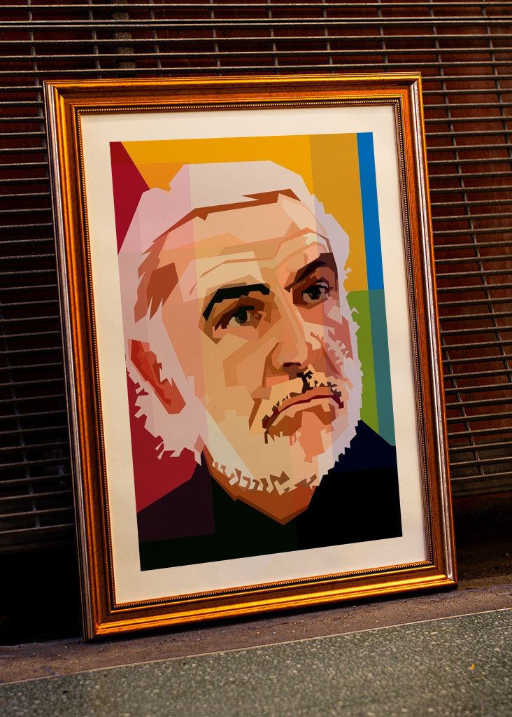 Sir Sean Connery Illustration
