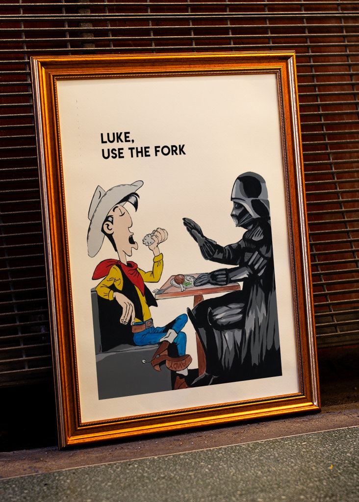 Verwenden Sie die Gabel